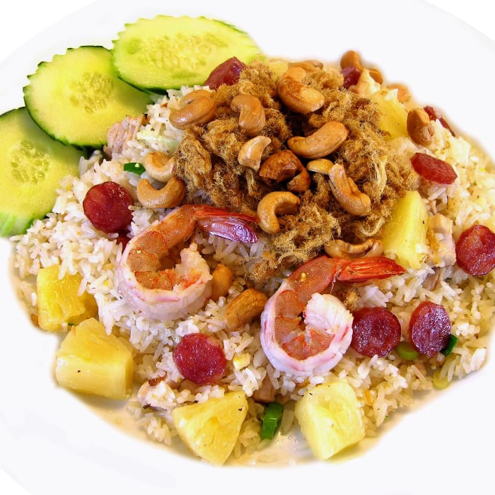 56. Pineapple Fried Rice.