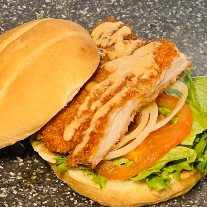 Katsu Chicken Burger.