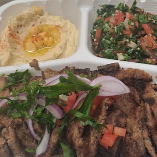 *LAMB MEAT GYRO COMBO DINNER TAKE OUT