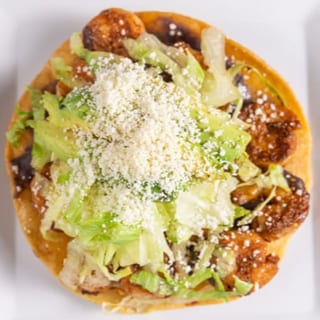 Spicy Pork Tostada