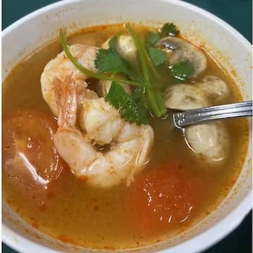 Tom Yum Goong Soup.
