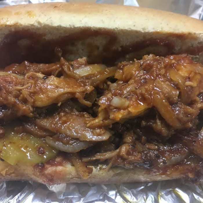 Pulled Pork Sandwich.