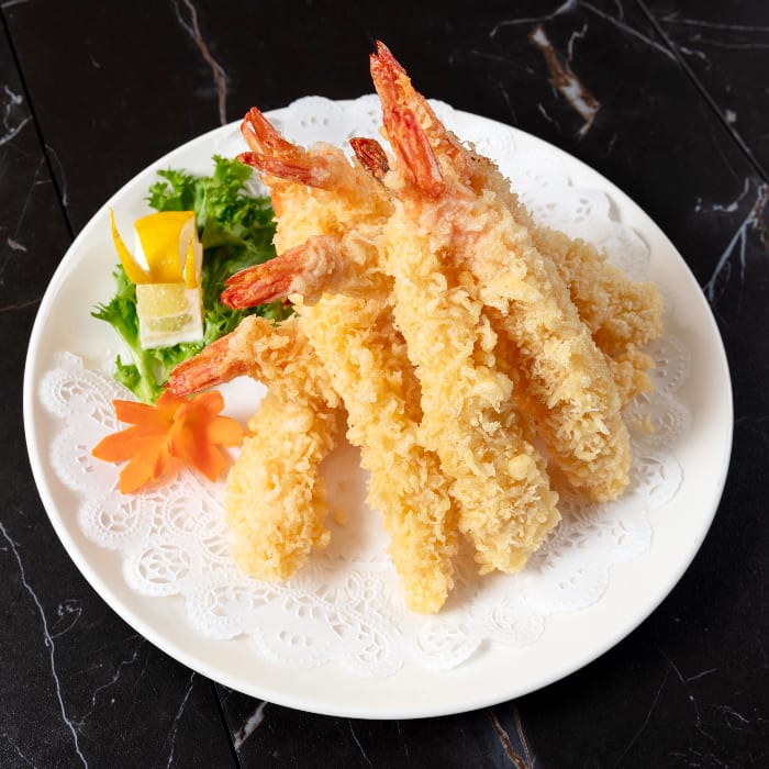 Shrimp and Vegetable Tempura.