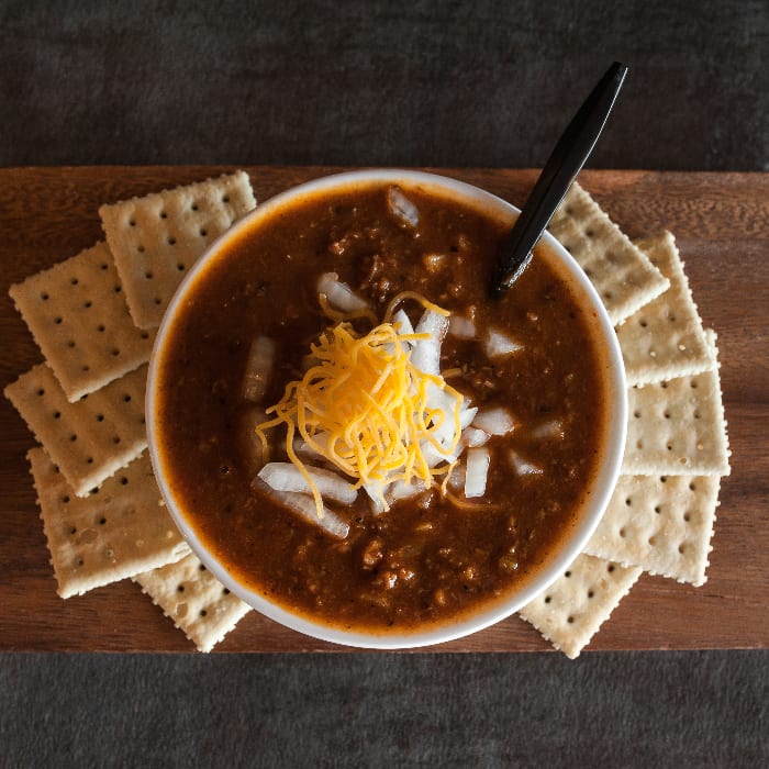 3 Mistake Chili Pint (16oz).