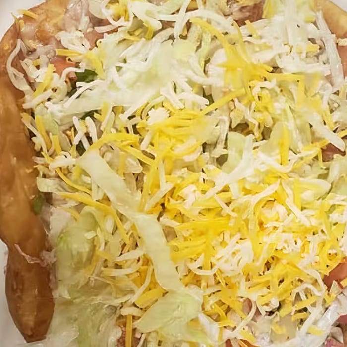 Shredded Beef Taco Salad.