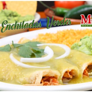 Enchiladas Verd. (Shredded chicken)