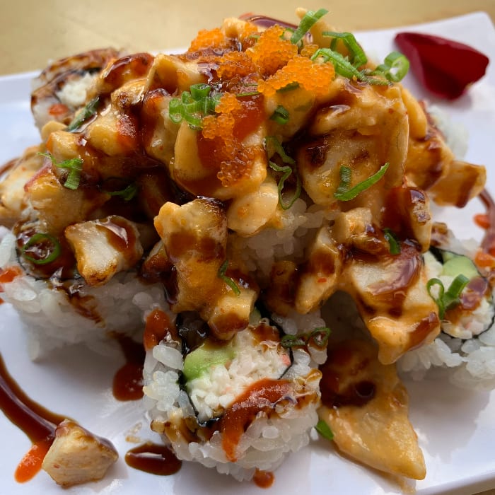 Baked Volcano Roll.