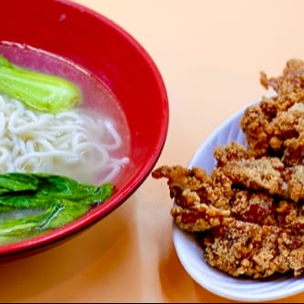 N04. Fried Chicken Noodle Soup 酥炸雞排麵.