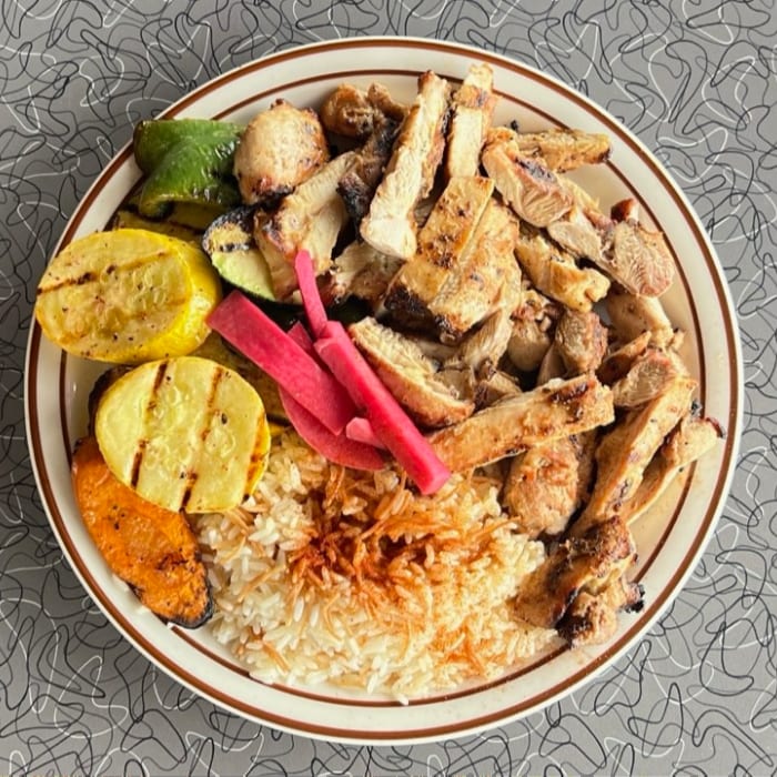 Chicken Shawarma Plate.