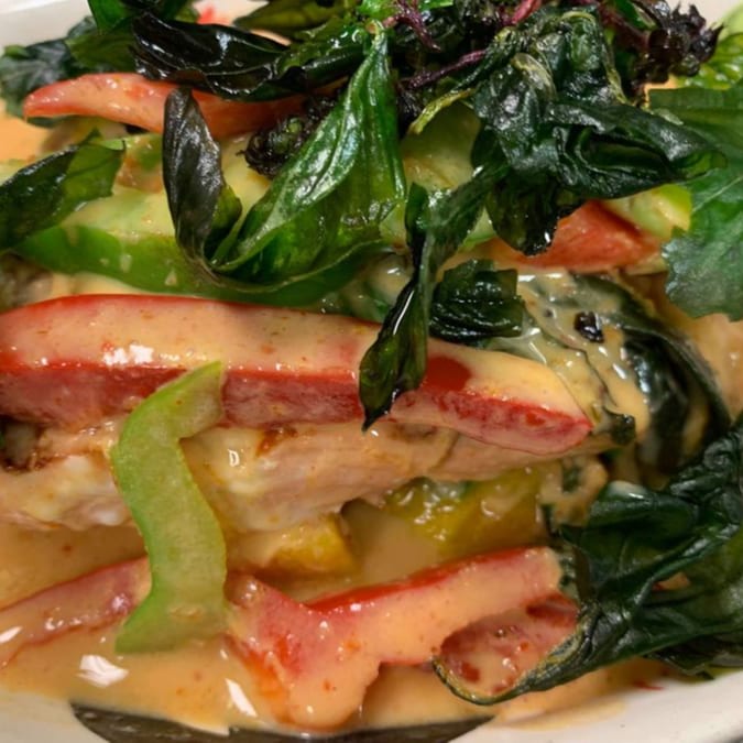 SP15. Pumpkin Salmon Curry.