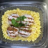 Falafel Rice Bowl.