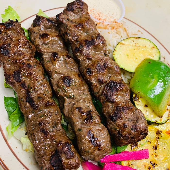 Shish Kafta Sandwich.