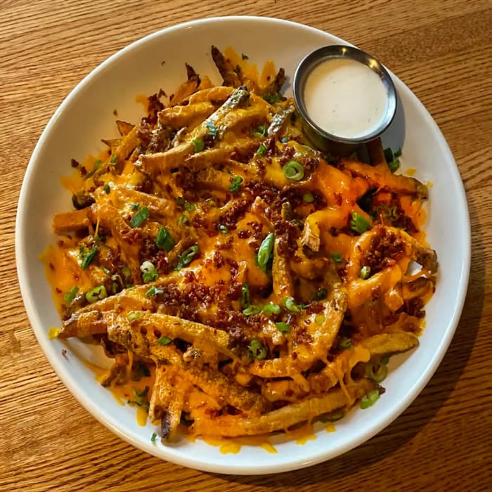 Bacon Cheddar Fries.