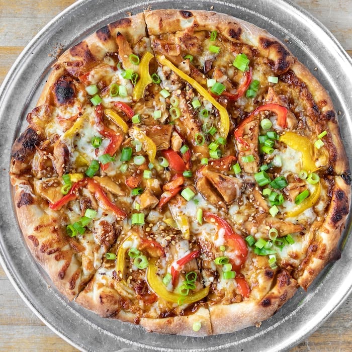 Thai Chicken Pizza.
