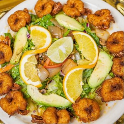 Botana De Empanizados (Breaded Shrimp Appetizer).