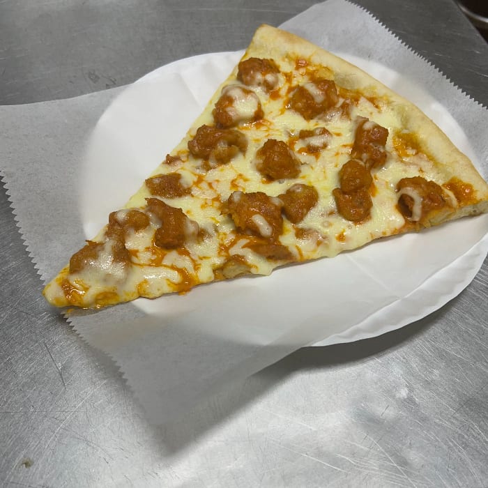 Buffalo Chicken Pizza Slice.