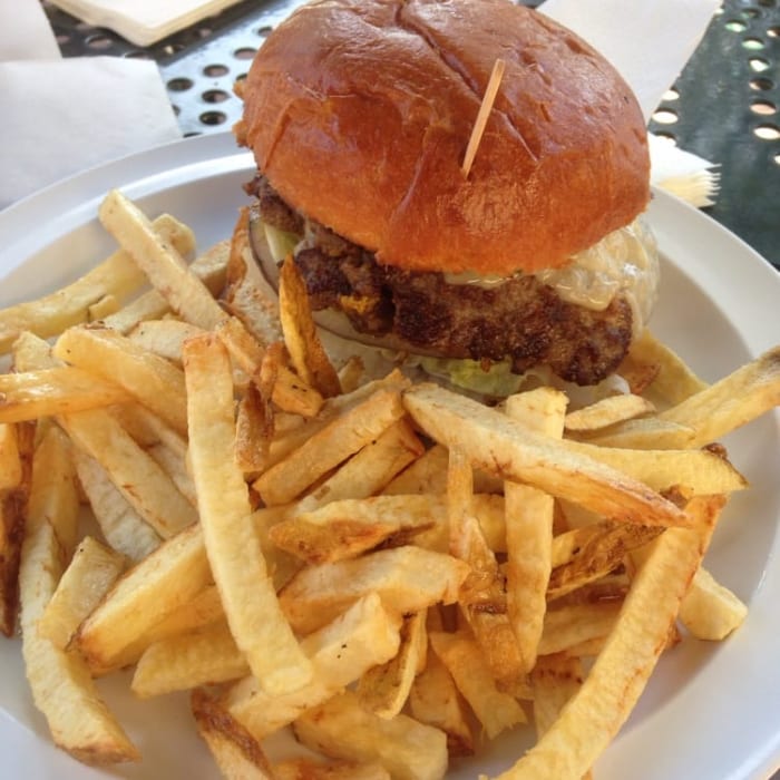 Kids Burger and Fries.