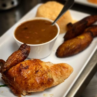 1/4 Chicken + 3 sides 