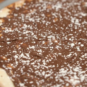 Nutella Pizza.
