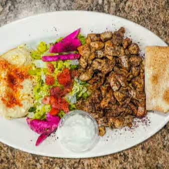 #8 Mama Chicken Shawarma Plate.