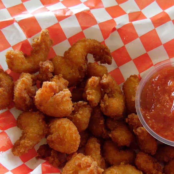 1/2 Popcorn Shrimp.