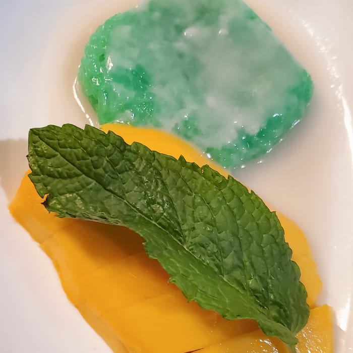 Sweet Sticky Rice with Mango.