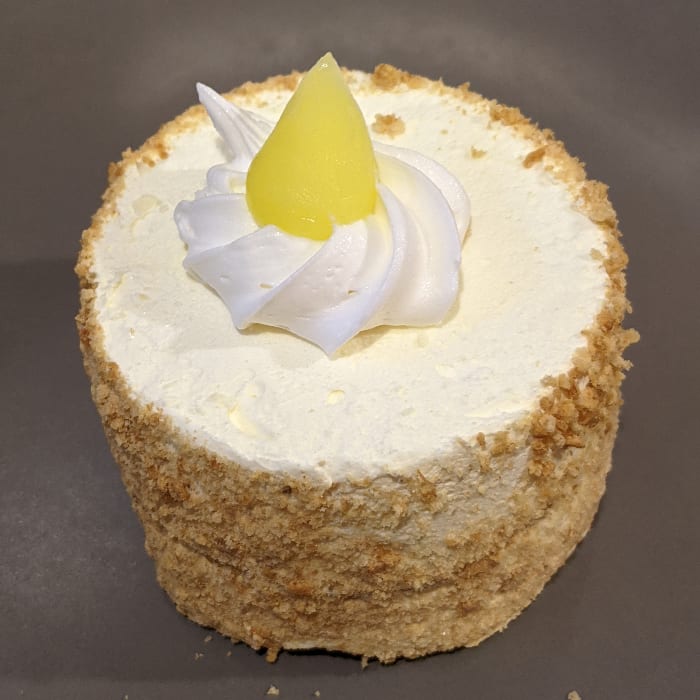 Individual Lemon Mousse.