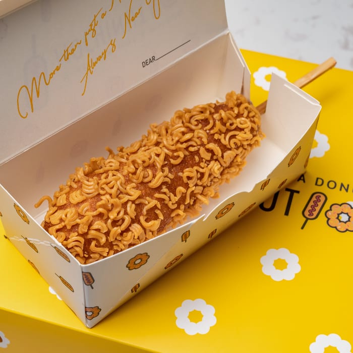 Crispy Ramen Half & Half.