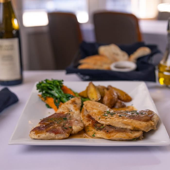 Pollo Saltimbocca alla romana.