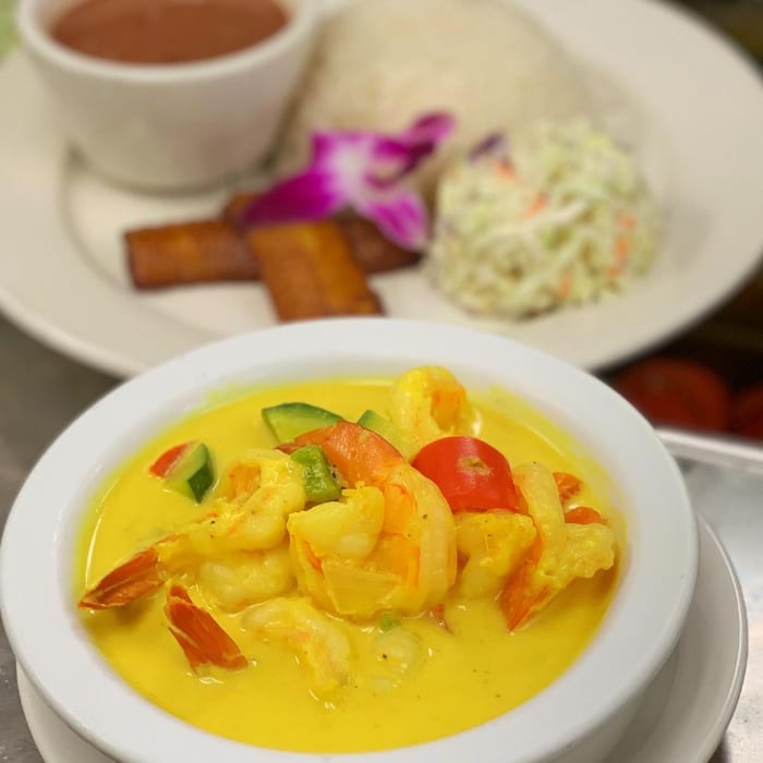 Curry Shrimp.