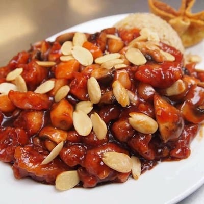 Almond Chicken.