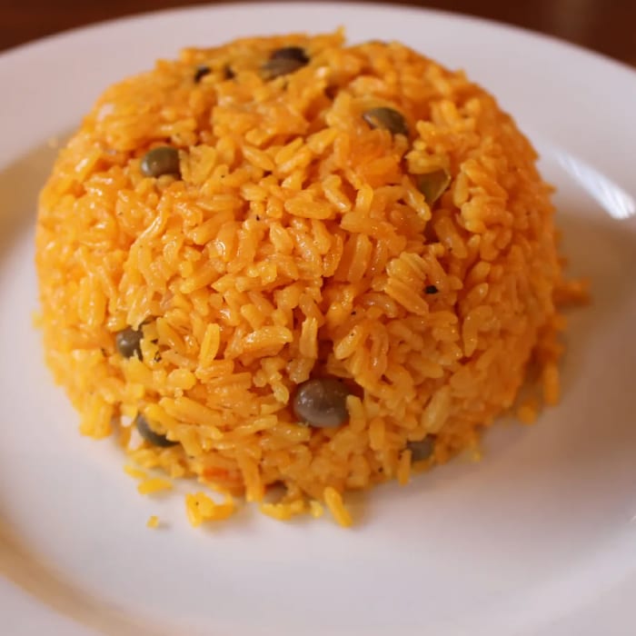 Arroz Con Guandules (Rice with Pigeon Peas).