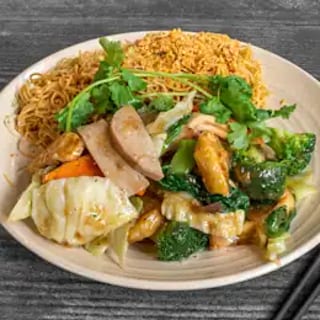 (V9) Vegetable Rice Combination - Co'm Do Xao