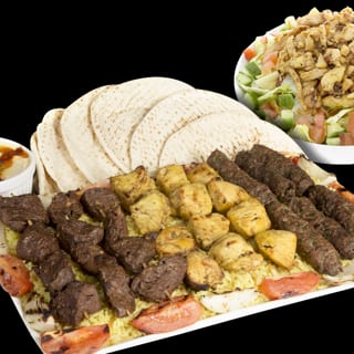 Large Family Pack - Kabobs w/ 2 large sides and a Greek salad