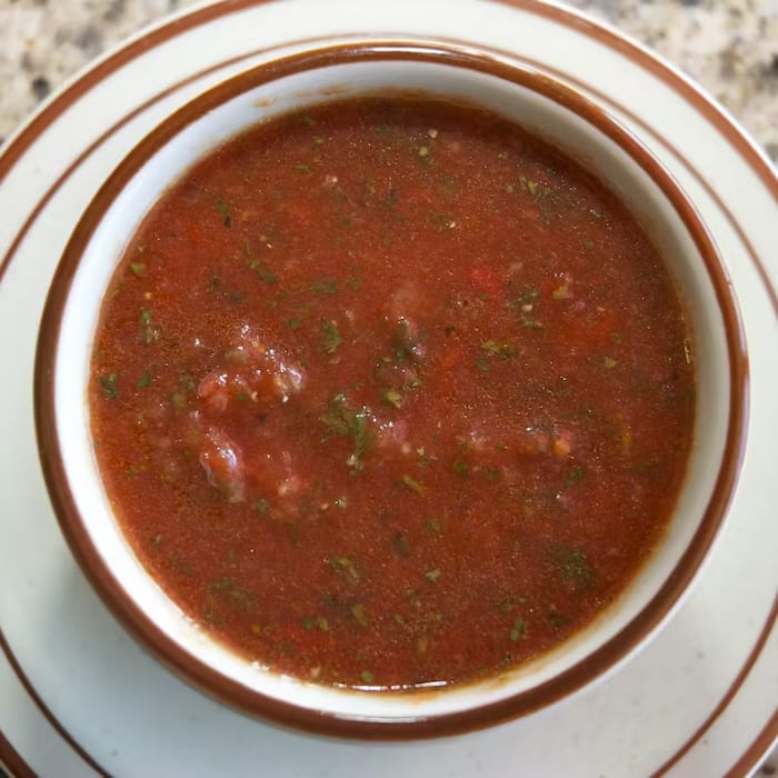 Gazpacho Soup.