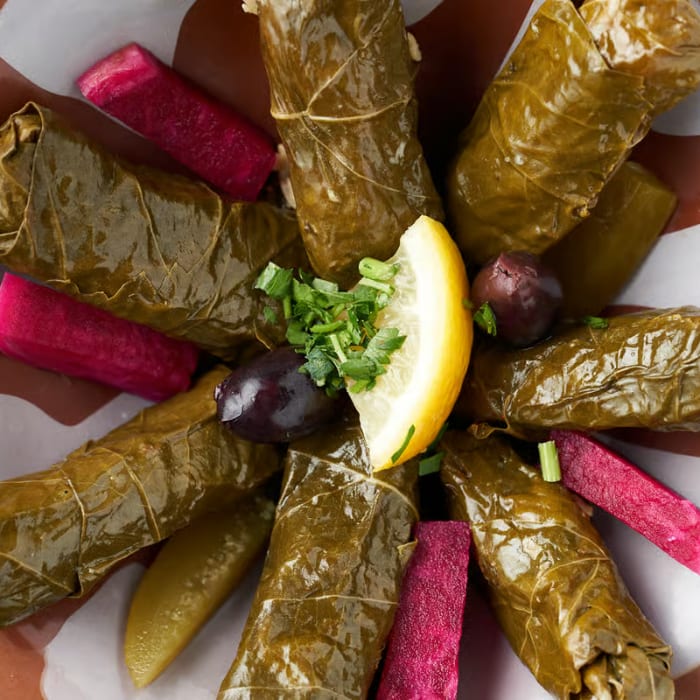 Stuffed Vine Leaves.