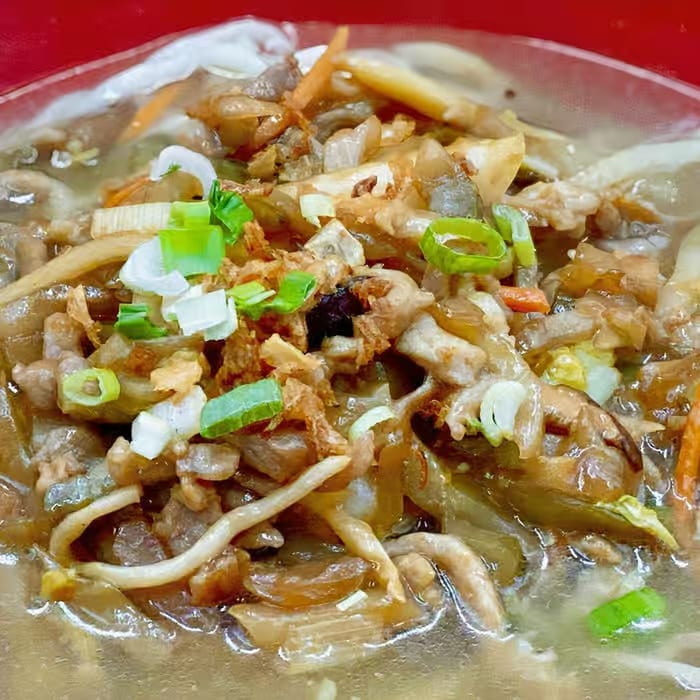 N14. Za Chai Shredded Port Noodle 榨菜肉絲麵.