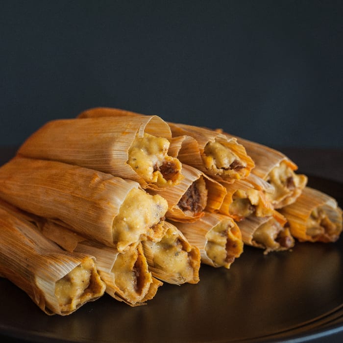 Cold Ready to Reheat Pork Tamales.
