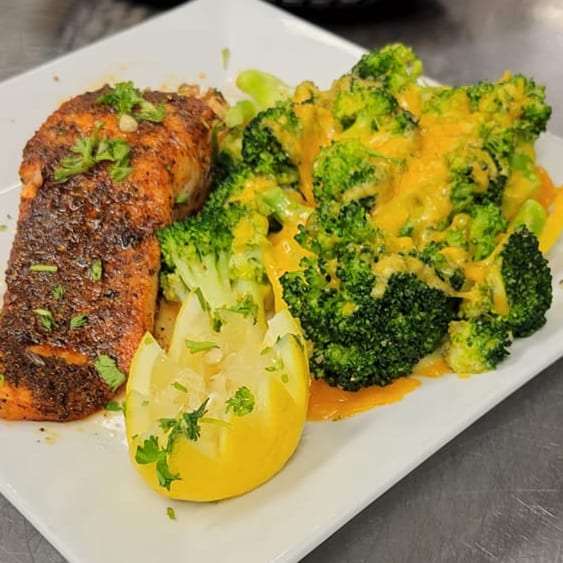 Grilled or Blackened Salmon.