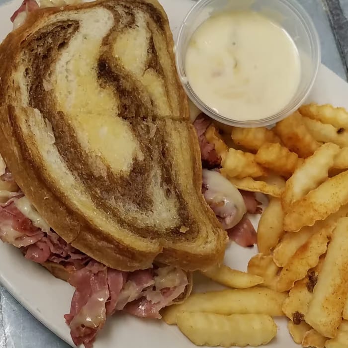 "The Rye Reuben" Sandwich.