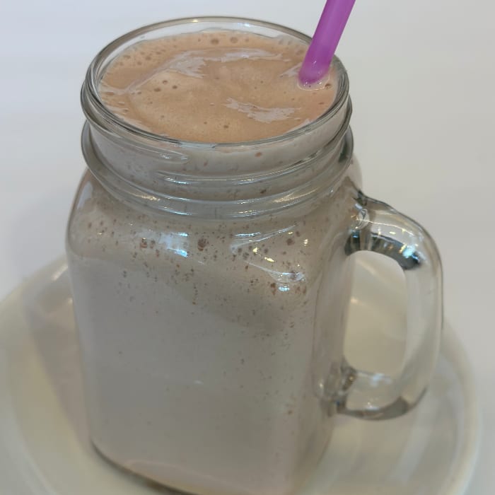 Banana Strawberry Smoothie.