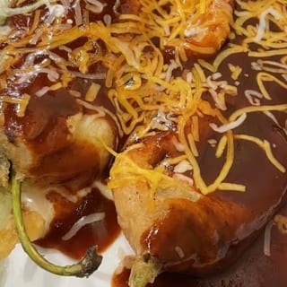 Two Chiles Rellenos