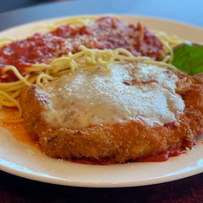 Chicken Parmigiana.