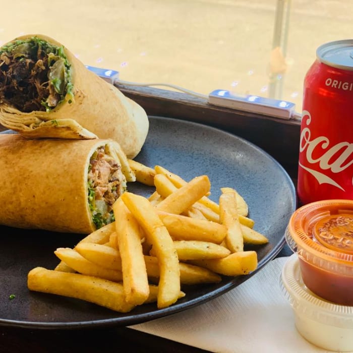 Chicken Shawarma Meal.