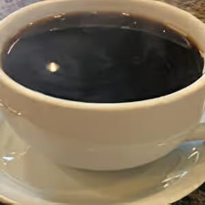 Freshly Brewed Coffee.