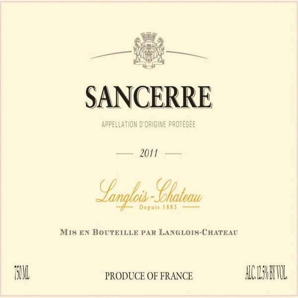 Sauvignon Blanc, Langlois Chateau Sancerre, France.