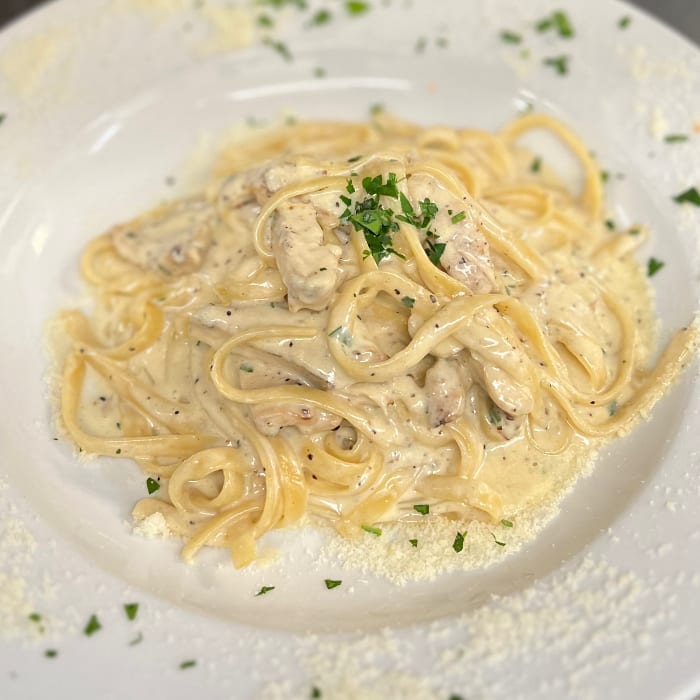 Fettuccine Alfredo.