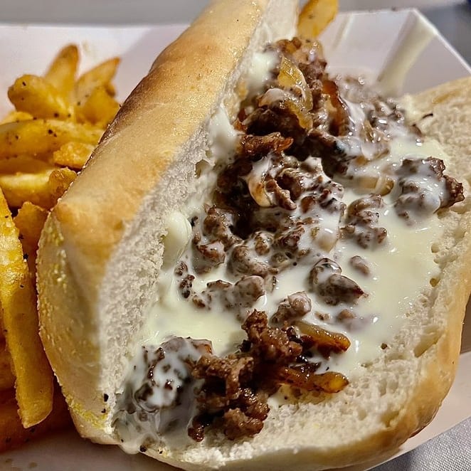 Cheesesteak Sandwich.