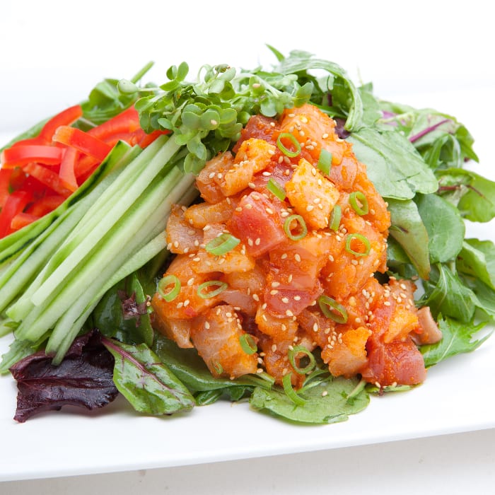 Spicy Sashimi Salad.