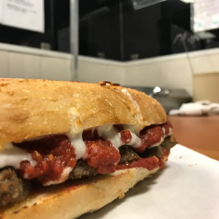 Meatball Sandwich.